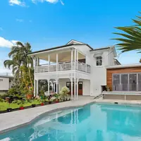 The front of the house